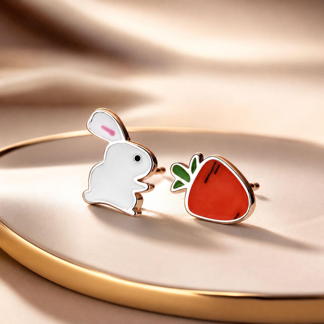 925 Sterling Silver Earrings with Enamel Process for Women  DestGlow