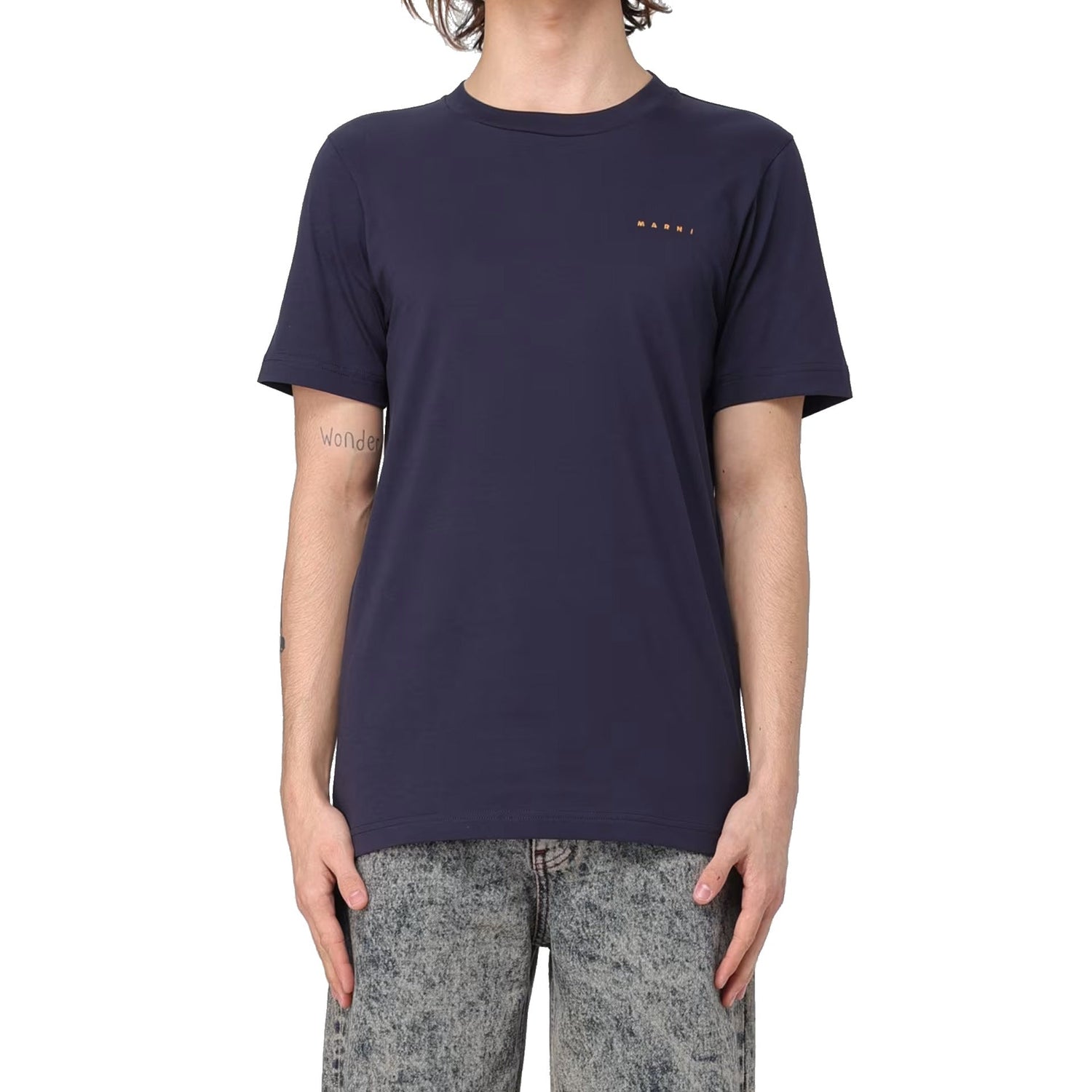 Marni Cotton Logo T-Shirt Men by Luosophy