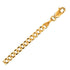 14k Yellow Gold Solid Curb Chain (3.20 mm)  DestGlow