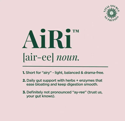 Debloat Support Capsules -AiRi- Vital Source Nutrition