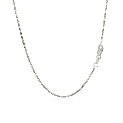 14k White Gold Gourmette Chain 1.0mm by Bids.com