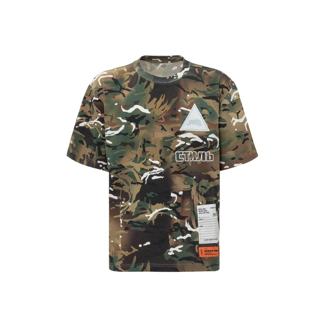 Heron Preston Camouflage T-Shirt Men by Luosophy