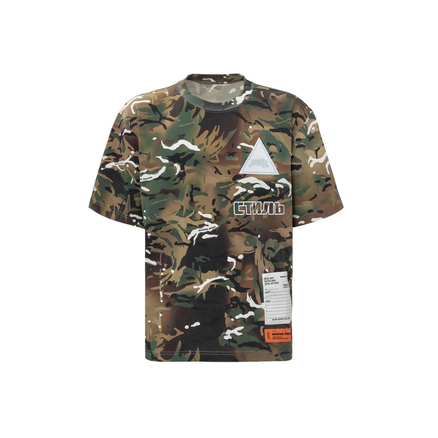 Heron Preston Camouflage T-Shirt Men by Luosophy