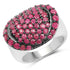 3.35 Carat Genuine Ruby .925 Sterling Silver Ring by Bids.com