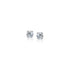 14k White Gold White Cubic Zirconia 2mm Stud Earrings by Bids.com
