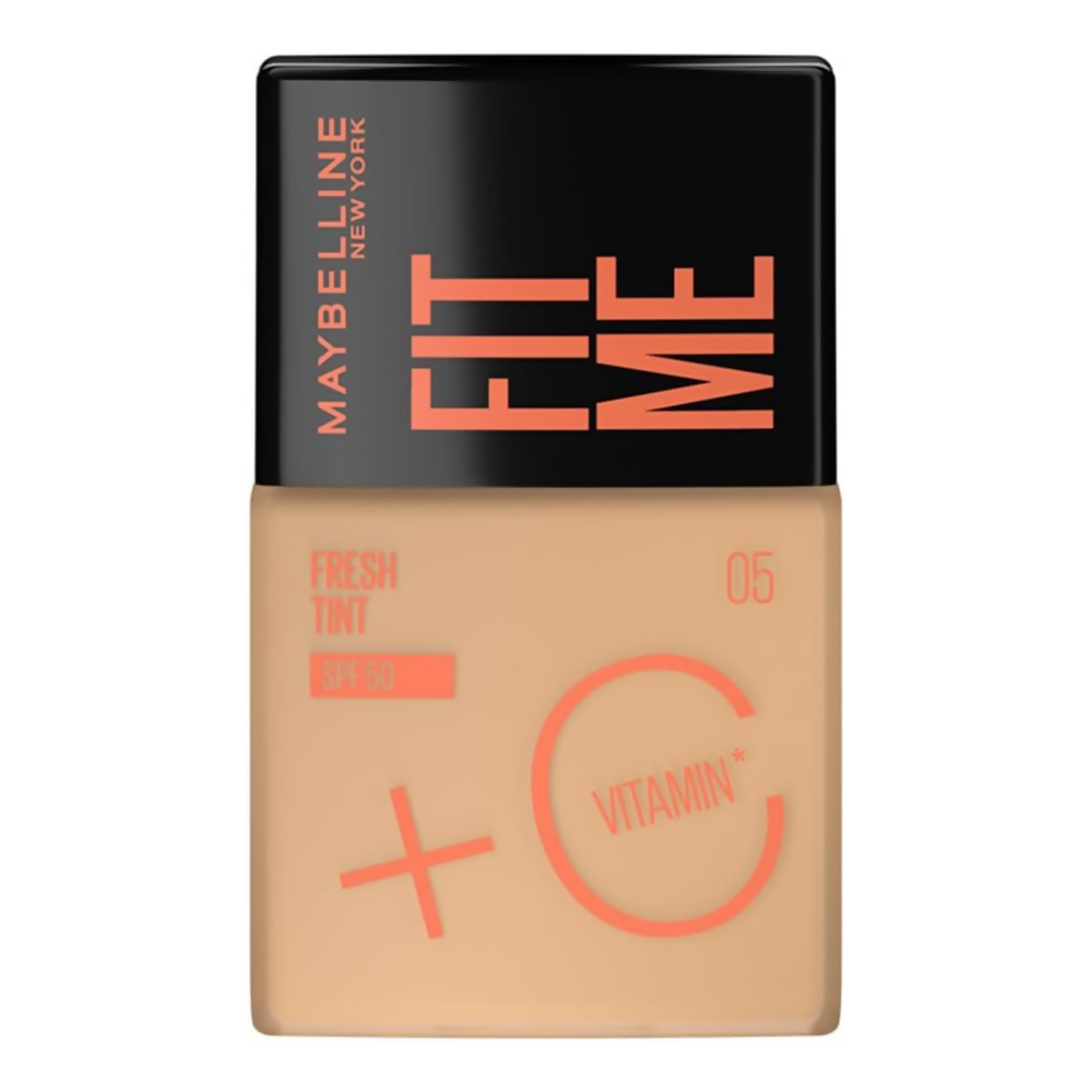 Maybelline New York Fit Me Fit Me Fresh Tint With SPF 50 &amp; Vitamin C Foundation - Shade 05