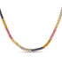 11.65 Carat Created Multi Sapphire .925 Sterling Silver Necklace by Bids.com