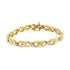 10K Yellow Gold Round-Cut Diamond Infinite Love Bracelet (1.00 cttw, I-J Color, I2-I3 Clarity) by Bids.com