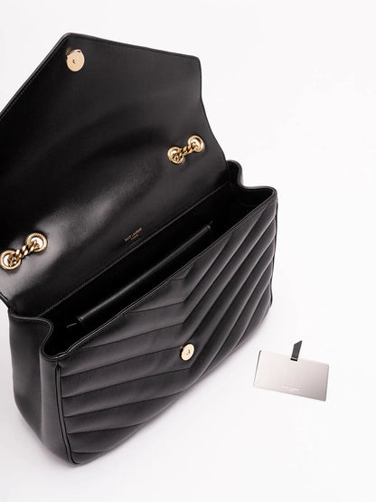 Saint Laurent Women `Loulou` Large Messenger Bag by Luosophy