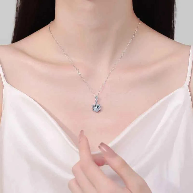 1 Carat Sparkala™ Zircon 925 Sterling Silver Necklace