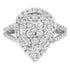 .925 Sterling Silver Diamond Cluster Ring (1 1/2 Cttw, H-I Color, I1-I2 Clarity) - Size 6 by Bids.com