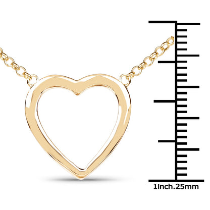 14K Yellow Gold Plated 5.06 Grams .925 Sterling Silver Pendant  DestGlow