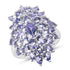 5.27 Carat Genuine Tanzanite .925 Sterling Silver Ring by Bids.com