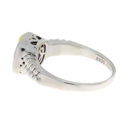 Genuine Cubic Zirconium Ring Sterling Silver by Bids.com