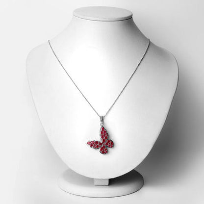 4.72 Carat Genuine Ruby .925 Sterling Silver Pendant by Bids.com