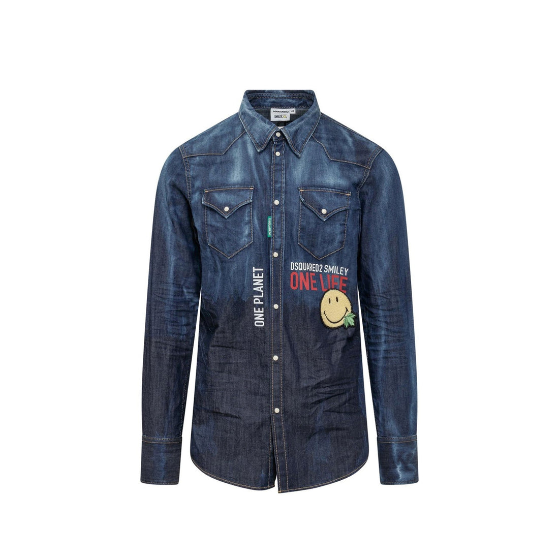 Dsquared2 X Smiley Denim Shirt Men by Luosophy