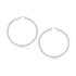 14k White Gold Polished Hoop Earrings (30 mm) by Bids.com