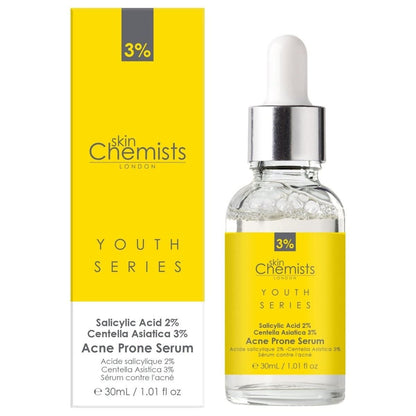 Acne Prone Serum Salicylic Acid 2%, Centella Asistica 3% 30ml by skinChemists US
