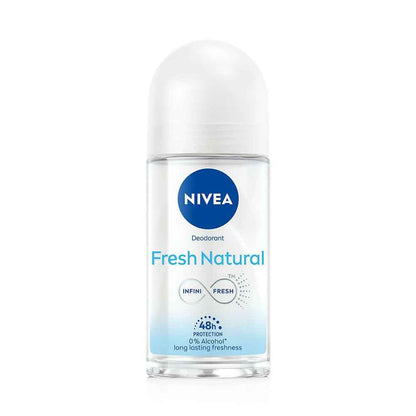 Nivea Fresh Natural Roll On 48 H Smooth &amp; Beautiful Underarms For Women