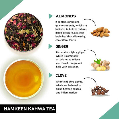 Teacurry Namkeen Kahwa Himalayan Pink Salt Tea Bags