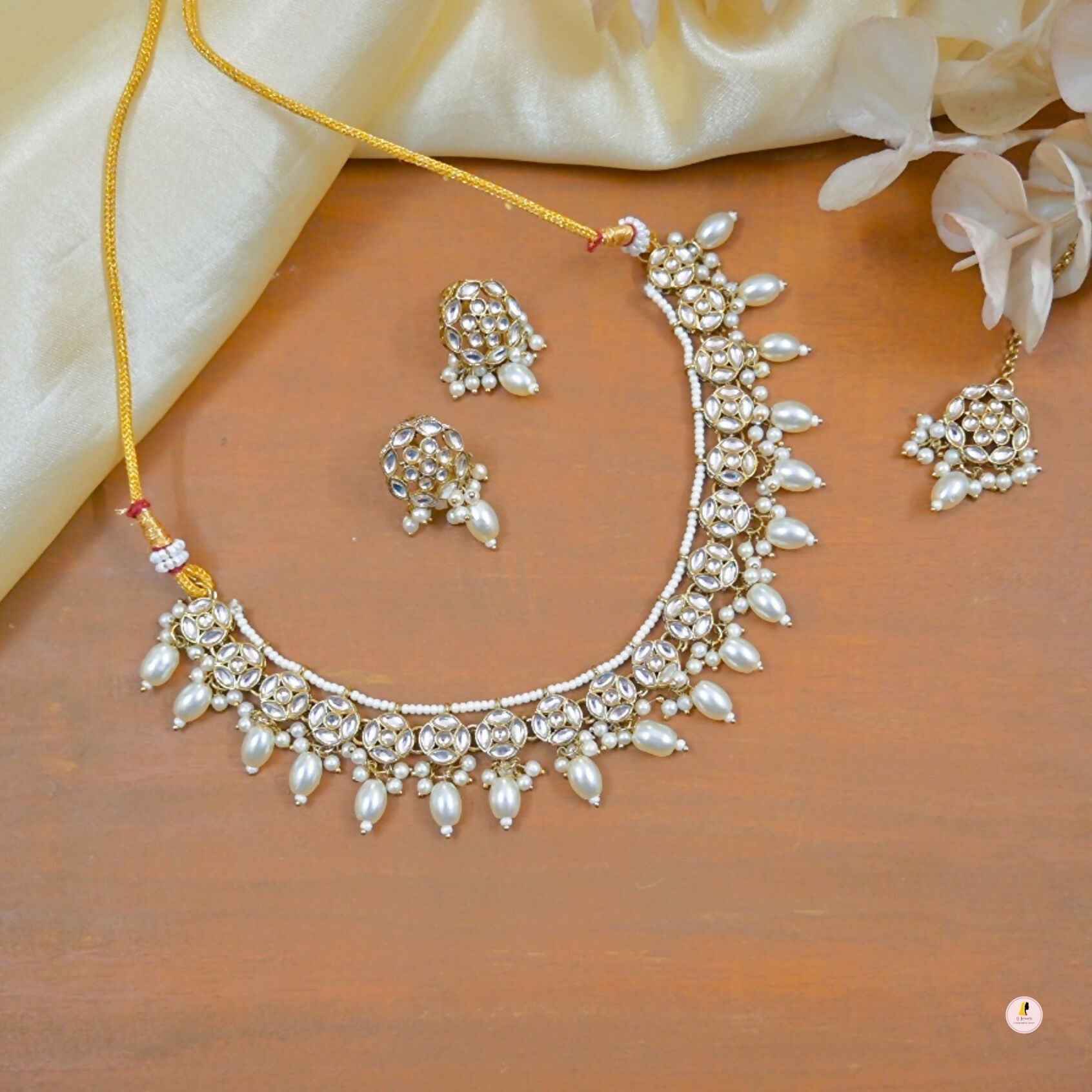 Joban Fashion Copper Antique Sleek Jewellery Set