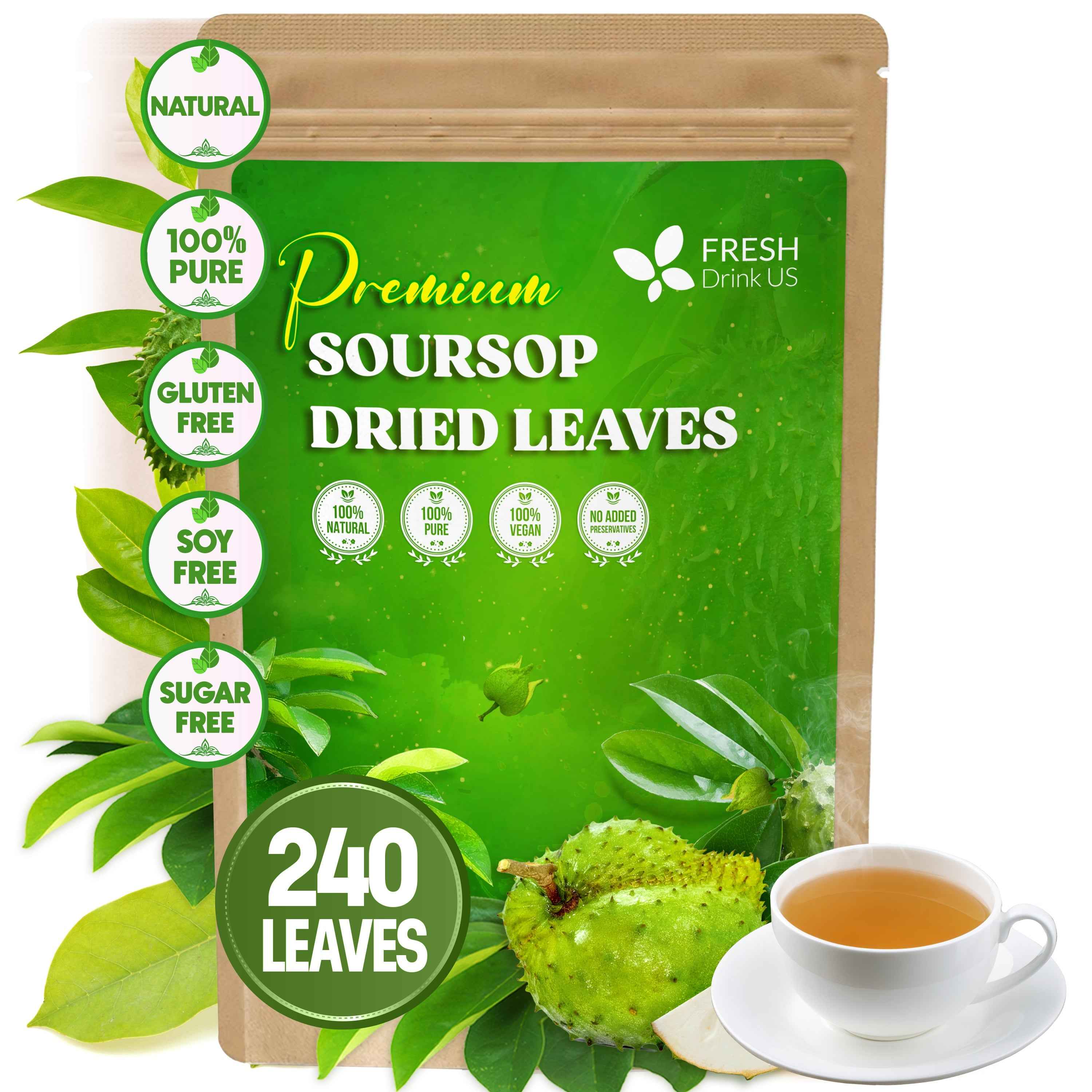 Premium Soursop Leaves Tea bags, Dried Soursop Leaves, Soursop Leaf Powder, Guanabana Leaves Tea, Hoja Guanabana Tea