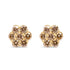 14K Yellow Gold 1.0 Cttw Diamond Floral Stud Earrings (J-K Color, VS2-SI1 Clarity) by Bids.com