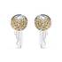 925 Sterling Silver 1/6ct TDW  Yellow Treated  Diamond Charm Earrings  DestGlow