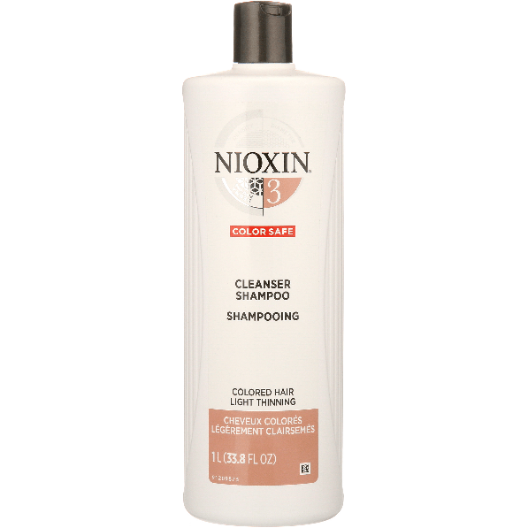 Nioxin System 3 Cleanser Shampoo for Fine Hair 33.8 fl oz by Pasteur Pharmacy