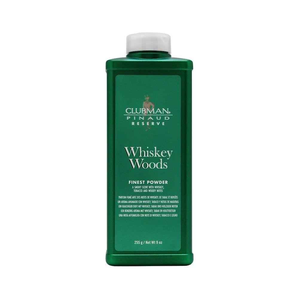 Clubman Pinaud Reserve Whiskey Woods Finest Poder 9 Oz
