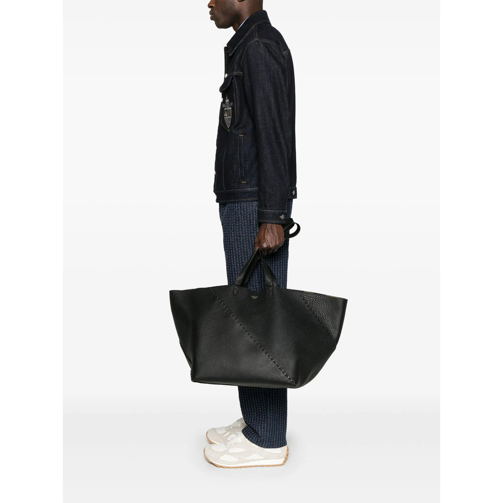Fendi Black Tote Bags Men by Luosophy
