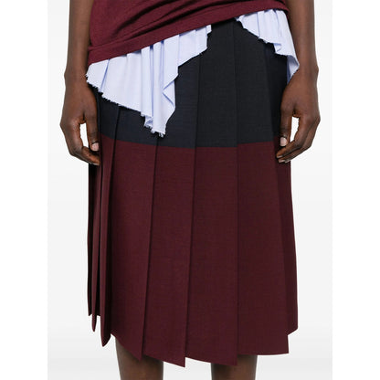 Miu Miu Purple Skirts - Pleated Skirts Women by Luosophy