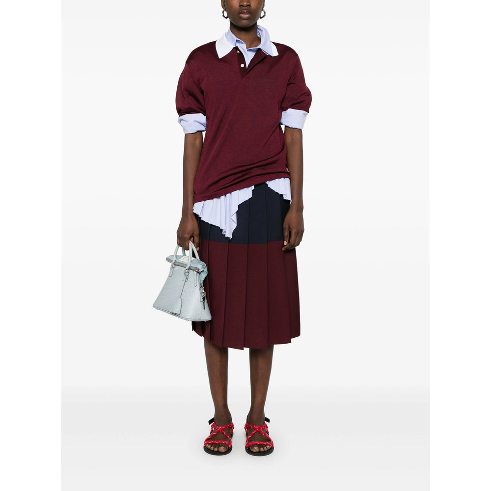 Miu Miu Purple Skirts - Pleated Skirts Women by Luosophy