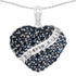 4.60 Carat Genuine Blue Sapphire and White Topaz .925 Sterling Silver Pendant by Bids.com