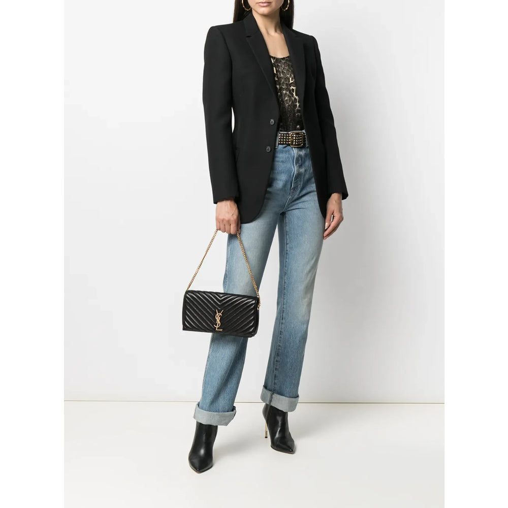 Saint Laurent Black Shoulder Bags Women by Luosophy