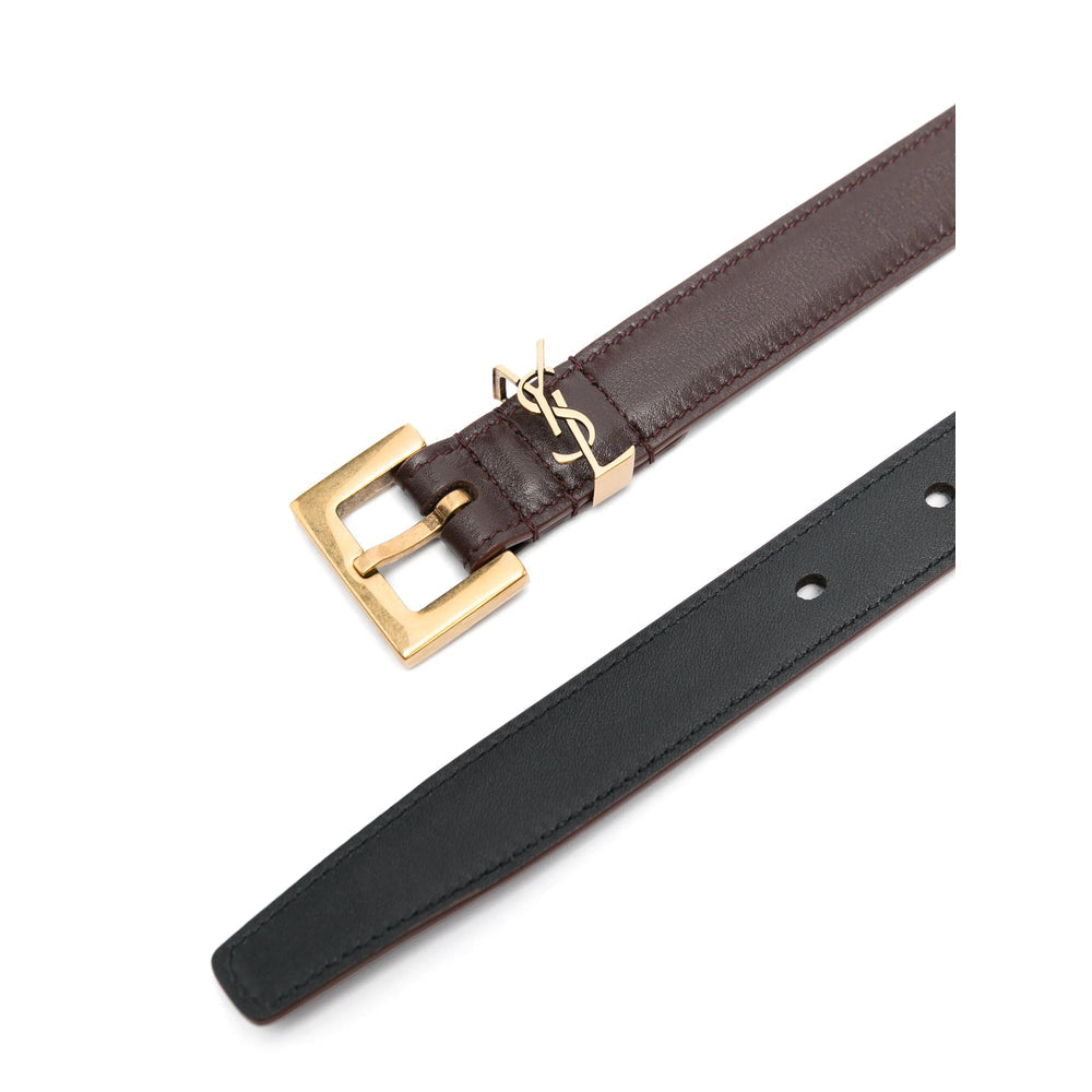 Saint Laurent Red Belts Women by Luosophy