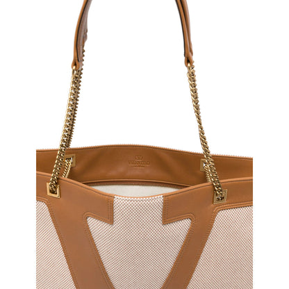 Valentino Garavani Brown Shoulder Bags Men by Luosophy