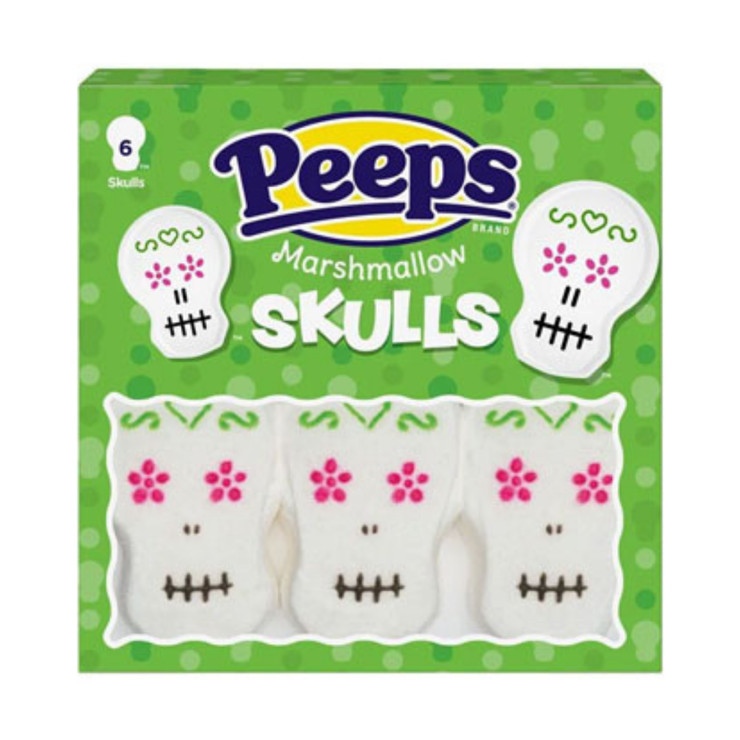 Peeps Skulls Marshmallow Treats 6ct (3oz) by Farmacias Savia