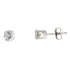 Genuine 1.00ct Diamond Stud Earrings 14KT White Gold by Bids.com