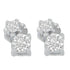 14K White Gold 1/2 cttw Round Cut Diamond Earrings (H-I, SI2-I1) by Bids.com