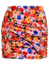 Isabel Marant Orange Polyamide Miniskirt Women by Luosophy