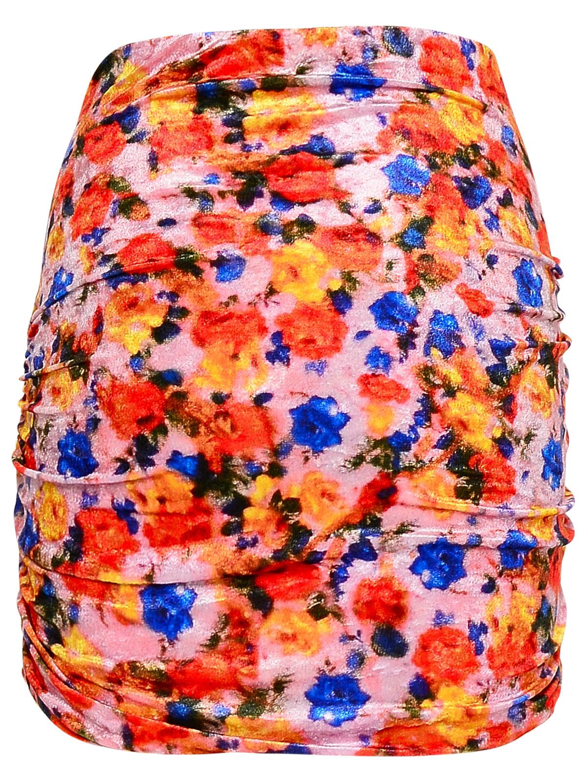 Isabel Marant Orange Polyamide Miniskirt Women by Luosophy