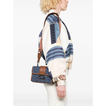 Fendi Blue Messenger Bags Men by Luosophy