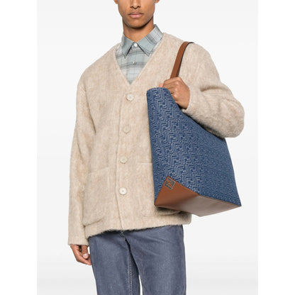 Fendi Blue Tote Bags Men by Luosophy