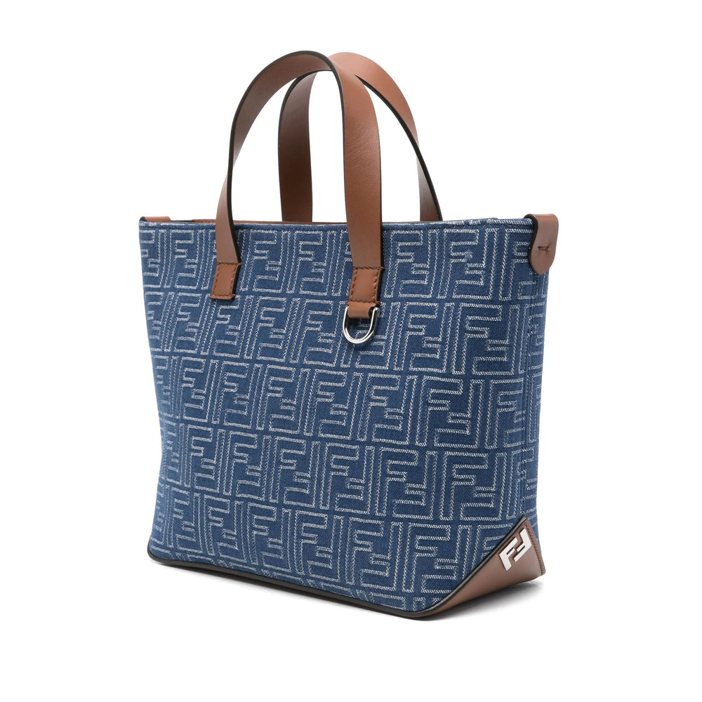 Fendi Blue Tote Bags Men by Luosophy