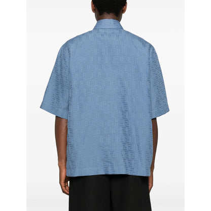 Fendi Blue Shirts Men by Luosophy
