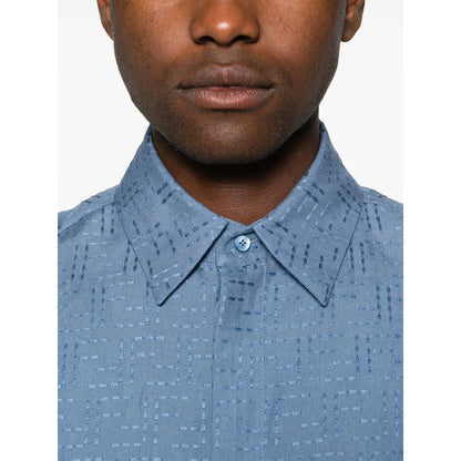 Fendi Blue Shirts Men by Luosophy