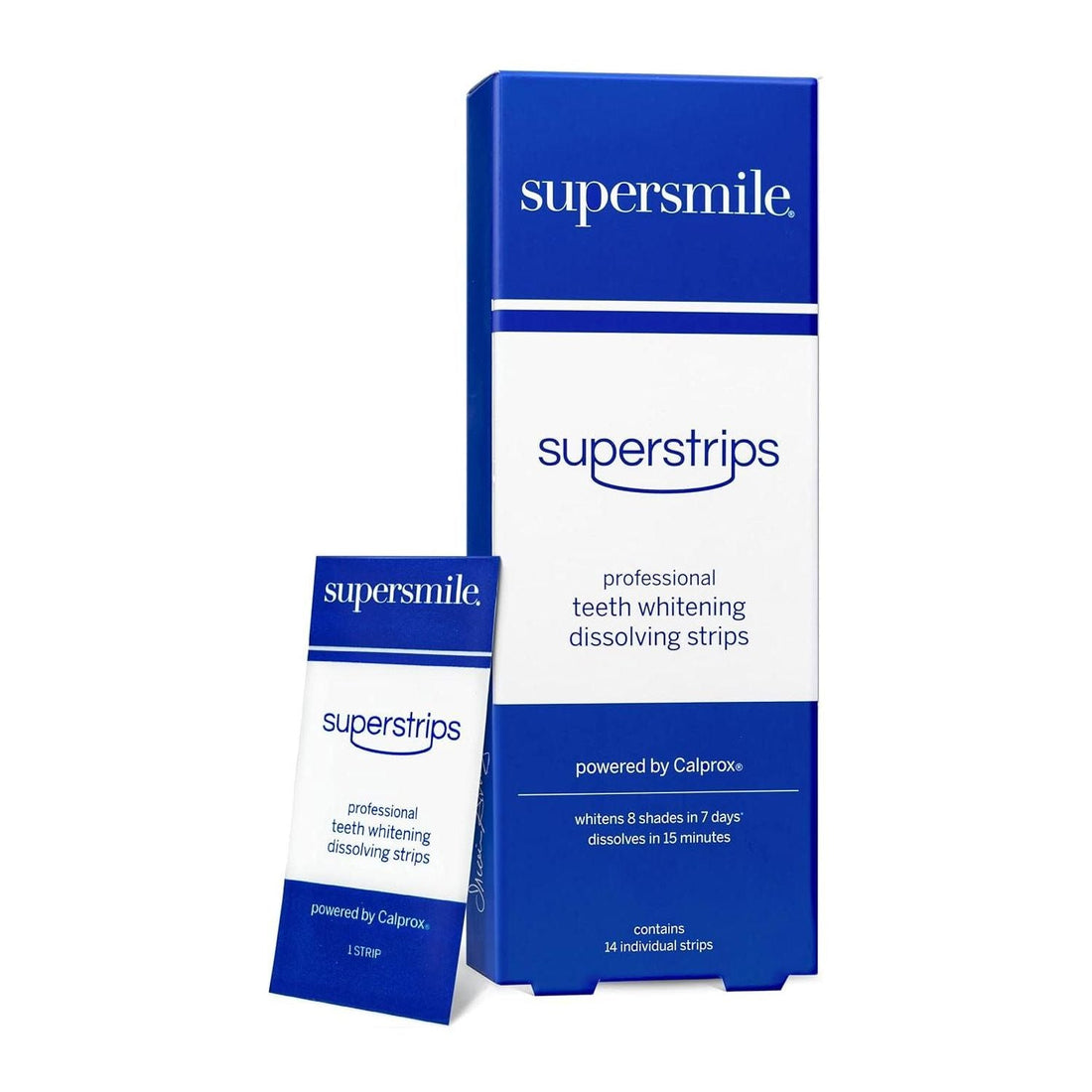 Supersmile Superstrips Teeth Whitening Dissolving Strips 14 by Pasteur Pharmacy