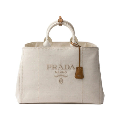 Prada Neutrals Tote Bags Men by Luosophy