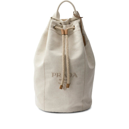 Prada Neutrals Backpacks Men by Luosophy